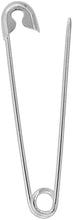 Load image into Gallery viewer, 925 Sterling Silver High Quality Safety Pin Charm Brooch or Earrings Made Italy
