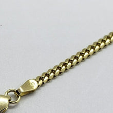 Load image into Gallery viewer, 14K Hollow Yellow Gold Miami Cuban Link Chain Bracelet Necklace 3mm Size 7"~28"
