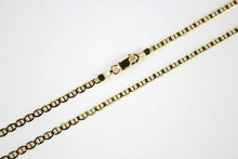 Load image into Gallery viewer, Authentic 10K Solid Yellow Gold Mariner Necklace Link Chain 2.5mm/16"~26"
