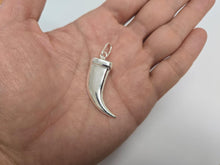 Load image into Gallery viewer, 925 Sterling Silver Large Bear Claw Pendant Italy 1 7/16 (36mm) Inch Tall
