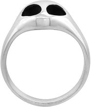 Load image into Gallery viewer, Sterling Silver Alien Ring Solid Back Flawless High Polished 1/2 inch Size 5-13
