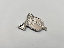 Load image into Gallery viewer, 925 Sterling Silver Horse Saddle Pendant Flawless Finish 1 Inch (25mm) Tall
