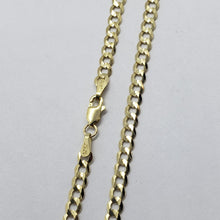Load image into Gallery viewer, 10K Yellow Gold Solid Cuban Link Chain Curb Necklace Bracelet 4mm Size 7"~30"
