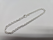 Load image into Gallery viewer, 925 Sterling Silver Solid Cable Link Chain Necklace Bracelet 3.8mm 7" to 30"
