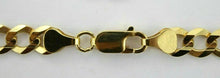 Load image into Gallery viewer, 14K Solid Gold Cuban Link Chain Necklace Bracelet Men Women 3.5mm Sizes 7"~30"
