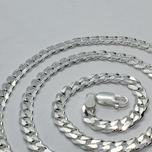 Load image into Gallery viewer, 925 Sterling Silver 6mm Cuban Curb Link Chain Necklace Men Women Size 16"~40"
