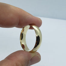Load image into Gallery viewer, 14K Solid Gold 6mm Plain Wedding Band Ring Men Women Yellow White Size 5-11
