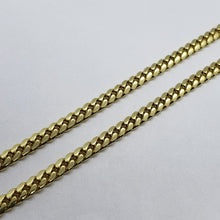 Load image into Gallery viewer, 14K Solid Yellow Gold 4mm Chain Miami Cuban Link Necklace Men Women 20" - 30"
