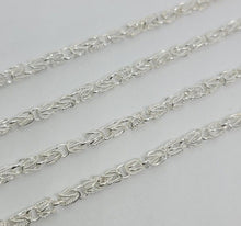 Load image into Gallery viewer, 925 Sterling Silver Turkish Chain High Quality Necklace Bracelet 4mm Size 7"~30"
