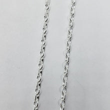 Load image into Gallery viewer, 925 Sterling Silver Puffed Anchor Chain Italy Necklace Bracelet 2.5mm 7" to 30"
