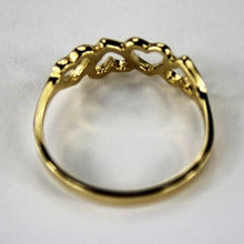 Load image into Gallery viewer, 14K Yellow Gold Love Heart Beautiful Ring for Women Girl Wedding Gift Sizes 5-13
