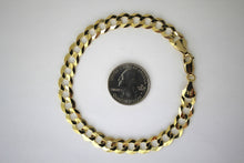 Load image into Gallery viewer, AUTHENTIC 10K SOLID GOLD CUBAN LINK CHAIN BRACELET MEN WOMEN 3mm~8.5mm 7"~9"
