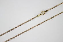 Load image into Gallery viewer, Authentic 14K Yellow White Rose Gold Tri-Color Valentino Chain 1.5mm/16"-24"
