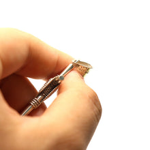 Load image into Gallery viewer, 925 Sterling Silver Rope Wrapped Cylindrical Cross Pendant
