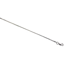 Load image into Gallery viewer, 925 Sterling Silver Thin Square Snake Chain Necklace Bracelet 1.8mm 7" to 30"

