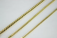 Load image into Gallery viewer, 10K Hollow Yellow Gold Miami Cuban Link Chain Necklace 4mm-5.5mm 16"~30"
