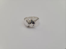 Load image into Gallery viewer, Sterling Silver Freeform Ring Flawless Polished Finish 1/2 inch Wide Size 6~10
