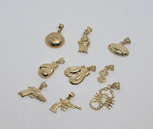 Load image into Gallery viewer, 10K Solid Real Gold Pendant Charm Various Styles Designs Special Clearance Sale
