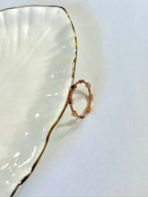Load image into Gallery viewer, 14K Solid Gold Handmade Mini Hearts Ring Band
