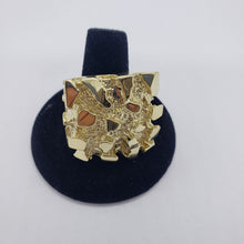 Load image into Gallery viewer, Authentic 10k Gold Nugget Ring Small Medium Large Extra Large Sizes 6-13
