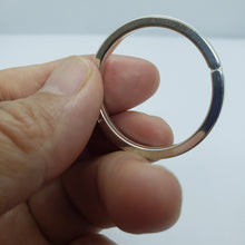 Load image into Gallery viewer, 925 Sterling Silver Split Ring Keyring Key Chain High Quality 1 1/4inch 33mm
