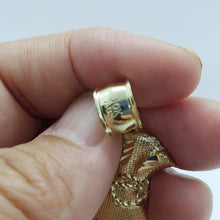 Load image into Gallery viewer, 10K Solid Real Gold Dollar Money Bag Textured Pendant Charm Polished 5 Sizes
