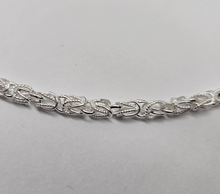 Load image into Gallery viewer, 925 Sterling Silver Turkish Rope Chain Necklace Charm Bracelet 4mm 7" to 30"
