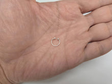 Load image into Gallery viewer, Sterling Silver Horseshoe Nose Ring Septum Piercing Cartilage Earring 10-14mm
