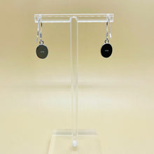 Load image into Gallery viewer, Sterling Silver Synthetic Opal Oval Earrings
