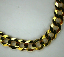 Load image into Gallery viewer, 10K Solid Gold Cuban Link Chain Necklace Bracelet Men Women 10~14mm Size 8"-30"
