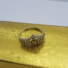 Load image into Gallery viewer, 10K Solid Gold Crown Sweet 15 Ring Quinceanera Anos Birthday Band Girl 5 - 10.5
