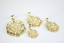 Load image into Gallery viewer, 10K Yellow Gold Lion Head Pendant [4 Sizes]
