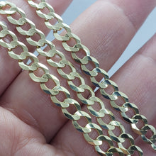 Load image into Gallery viewer, 10K Authentic Solid Yellow Gold Cuban Chain Necklace 2mm-10mm Size 16"~30"

