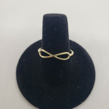 Load image into Gallery viewer, Authentic 10K or 14K Yellow Solid Gold Infinity Band Ring Men Women Size 5-9
