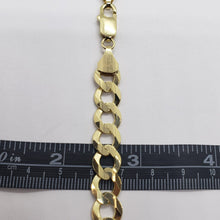 Load image into Gallery viewer, 10K Yellow Gold Solid Cuban Link Chain Curb Necklace Bracelet 10mm, 8"~30"
