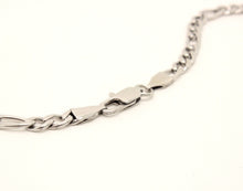Load image into Gallery viewer, Stainless Steel Figaro Link Chain Necklace 5.5mm Wide, Sizes 20-30 Inches
