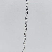 Load image into Gallery viewer, 925 Sterling Silver Puffed Anchor Chain Italy Necklace Bracelet 2.5mm 7" to 30"
