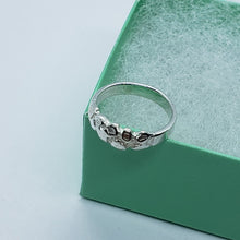 Load image into Gallery viewer, Sterling Silver Tiny Nugget Band Toe Pinky Midi Knuckle Ring Kids Baby Size 1-5

