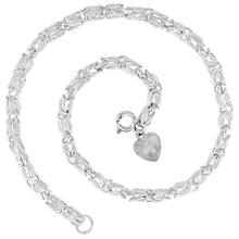 Load image into Gallery viewer, 925 Sterling Silver Turkish Rope Chain Necklace Charm Bracelet 4mm 7" to 30"
