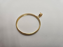 Load image into Gallery viewer, Gold Filled SILVER EAGLE Bezel 40.7mm Screw Top Coin Edge 1 oz Coin NOT Included
