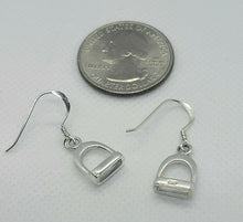 Load image into Gallery viewer, 925 Sterling Silver Stirrup Earrings Flawless Polished Finish Nickel Free
