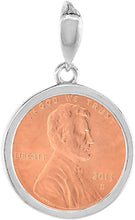 Load image into Gallery viewer, Sterling Silver Penny Bezel 19 mm  Coins Prong Back Square Edge 1 Cent No Coin
