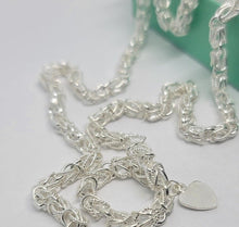 Load image into Gallery viewer, 925 Sterling Silver Turkish Chain High Quality Necklace Bracelet 4mm Size 7"~30"
