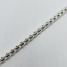 Load image into Gallery viewer, 925 Sterling Silver Round Box Chain Necklace Bracelet Heavy Italy 5mm 7"- 24"

