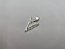 Load image into Gallery viewer, 925 Sterling Silver Arrowhead Pendant Excellent Quality 5/8 (16mm) Inch Tall

