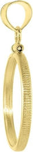 Load image into Gallery viewer, Gold Filled Quarter Dollar Bezel Screw Top 24 mm Coin Edge 25 Cent
