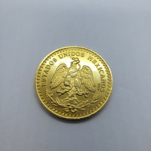 Load image into Gallery viewer, 14k Gold Bezel 38.2 mm Pendant w/out 14k Yellow Gold Eagle Mexico 50 Peso Coin
