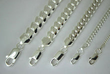 Load image into Gallery viewer, 925 Sterling Silver Miami Cuban Link Chain Men Women 2mm-8.3mm 7"-36" All Size
