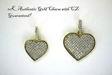 Load image into Gallery viewer, 10K Gold Authentic Heart Charm Pendant for Men Women Children Kids 2 Sizes
