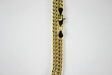 Load image into Gallery viewer, 14K Yellow Gold Hollow Miami Cuban Link Chain Necklace 4mm 16" ~ 30"
